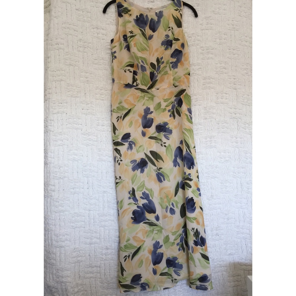 Ann Taylor Silk Floral Dress Petite Size 6
